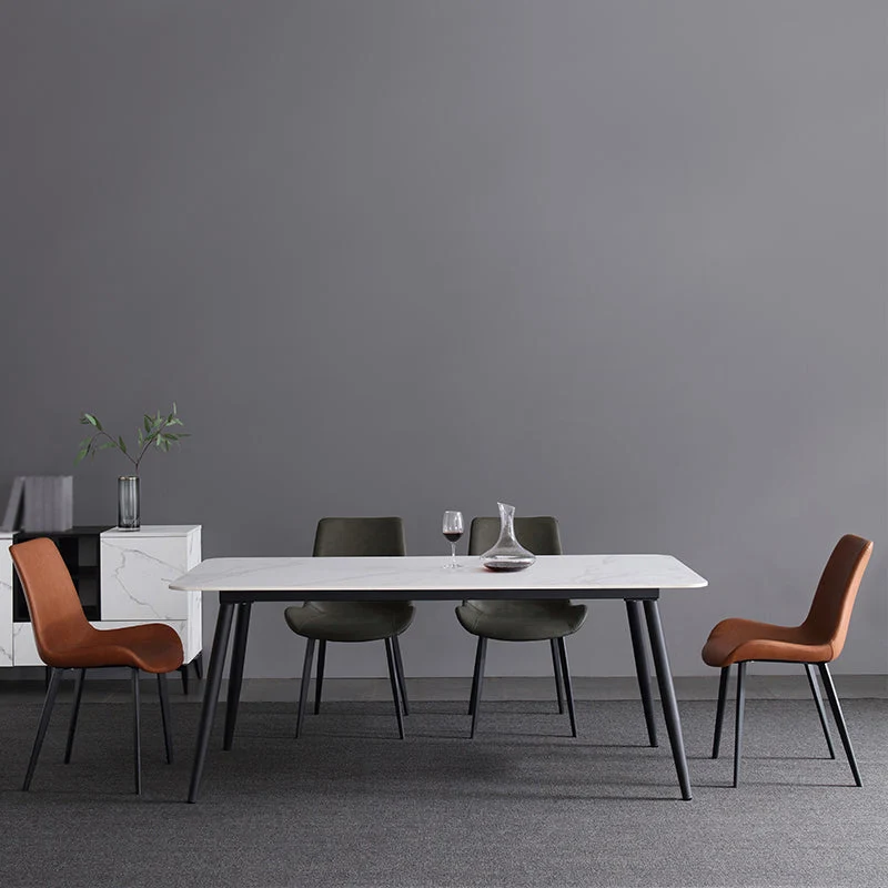 Sintered Stone Home Dining Table Industrial Dining Room Table