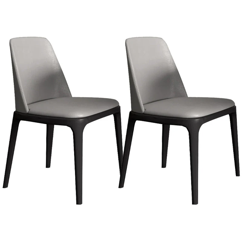 Industrial Dining Side Chair Upholstered Dining Accent Chair