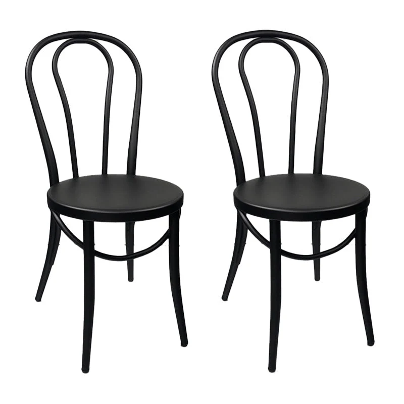 Industrial Kitchen Dining Side Chair Open Back Dining Side Chair