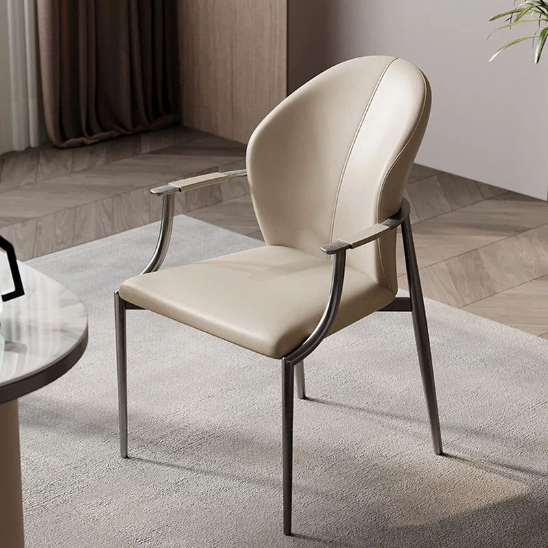 Wingback Arm Chair Industrial Dining Room Chair for Dining Room