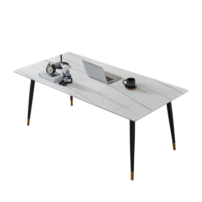 Sintered Stone Home Dining Table Industrial Rectangle Dining Room Table