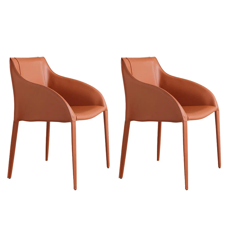 Contemporary Faux Leather Arm Chair Indoor Upholstered Chair