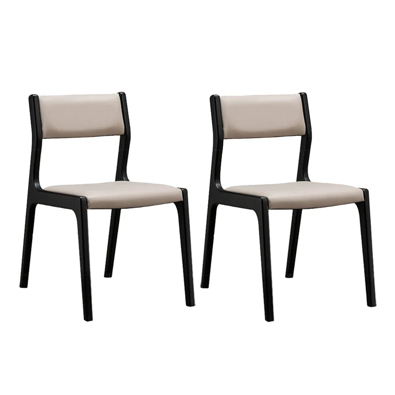 Contemporary Chair Wood Open Back Dining Room Chair for Dining Room