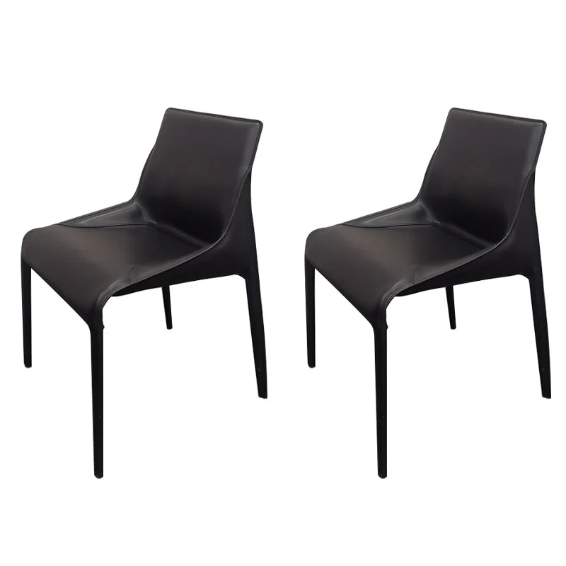 Faux Leather Kitchen Dining Chair Contemporary Upholstered Dining Chair
