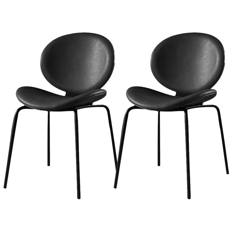 Contemporary Style Side Chair Leather Dining Chair for Dining Room