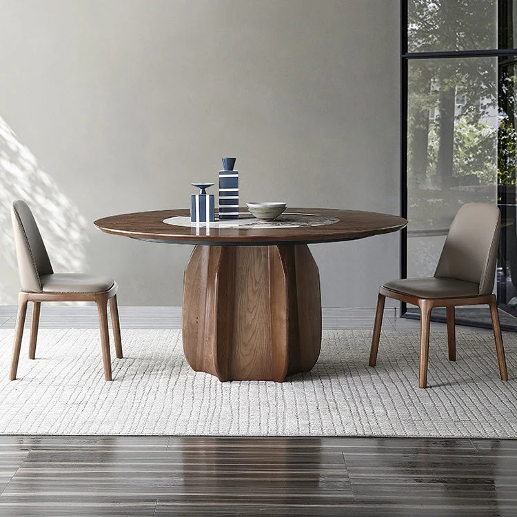 Round Dining Table Contemporary Style Dinner Table for Home Kitchen