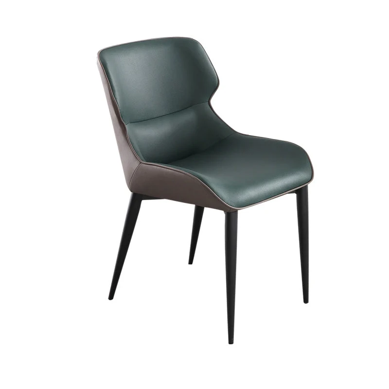 Upholstered Armless Dining Chair Modern Indoor-Outdoor Chair