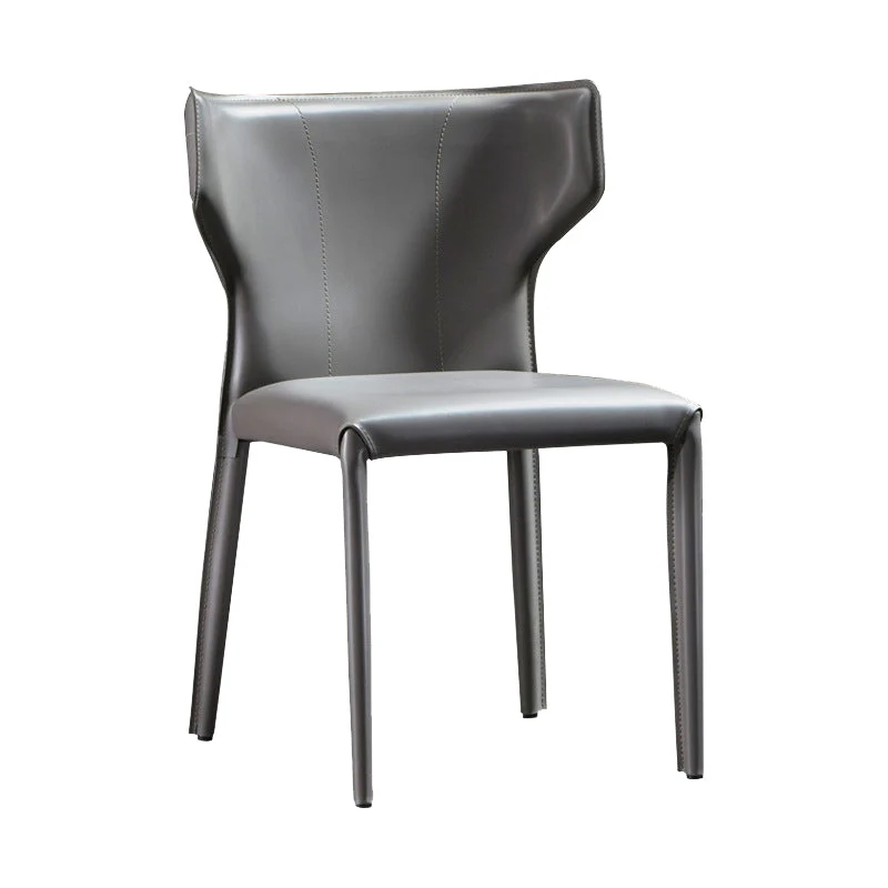Kitchen Wingback Armless Dining Chair Upholstered Side Chair