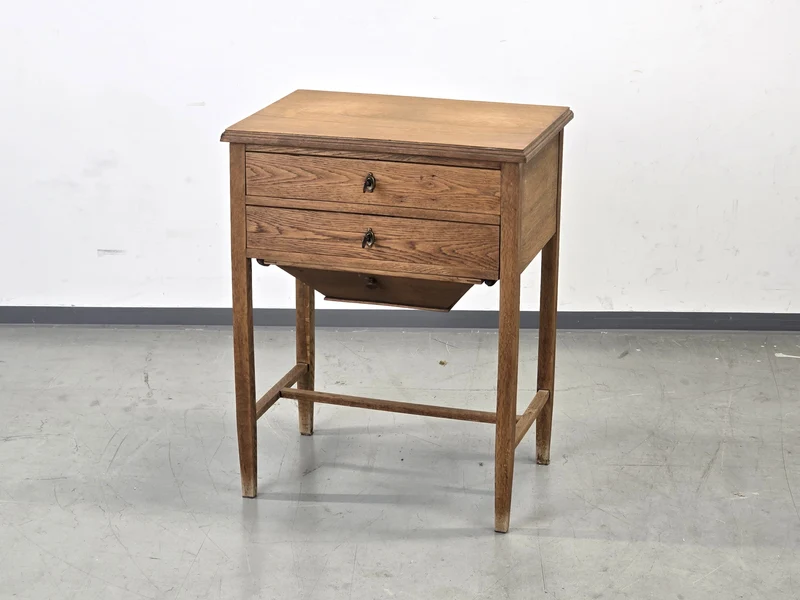 VINTAGE KOMMODE antik Beistelltisch Schränkchen Eiche Ablage Flur