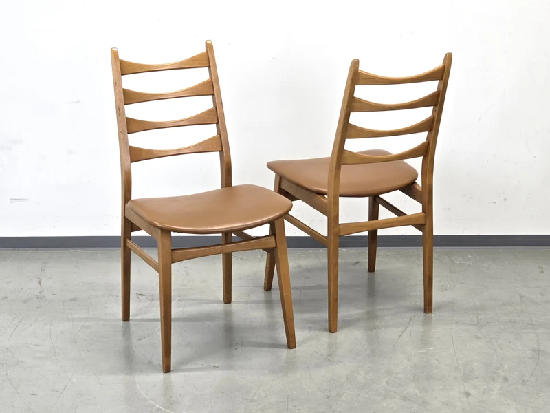 MID CENTURY Mignon Stuhl 60s Teak Holz Vintage Esszimmer Stuhl