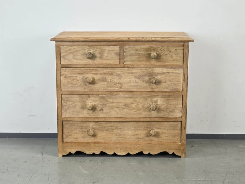MASSIVHOLZ KOMMODE Landhaus Holz Vintage Retro Shabby Antik Schubladen