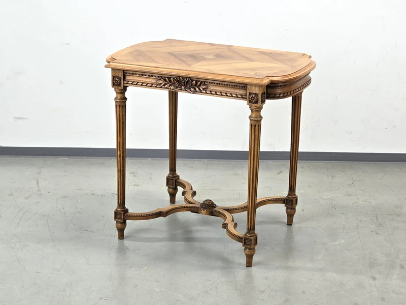 ANTIKER SALONTISCH IM NEOKLASSIschen LOUIS XVI STIL Tisch Esstisch Schreibtisch