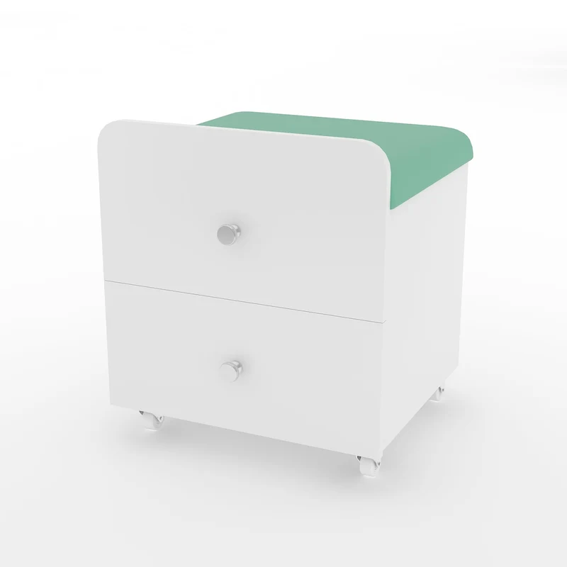 Garvee Vanity Stool Chair Mit Stauraum Gepolsterter Sitz Schublade Grün Für Schlafzimmer & Wohnzimmer