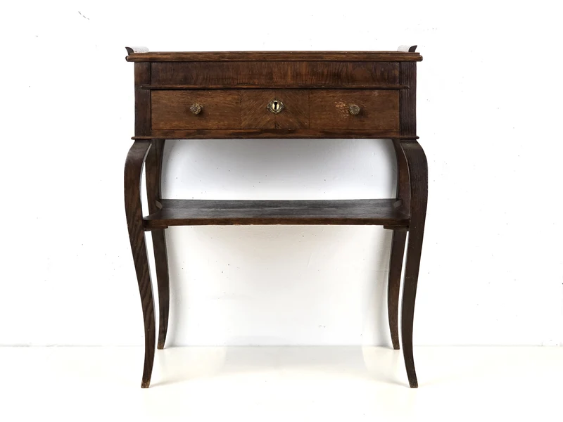 ANTIK KOMMODE holz ablage vintage tisch nachttisch flur eiche