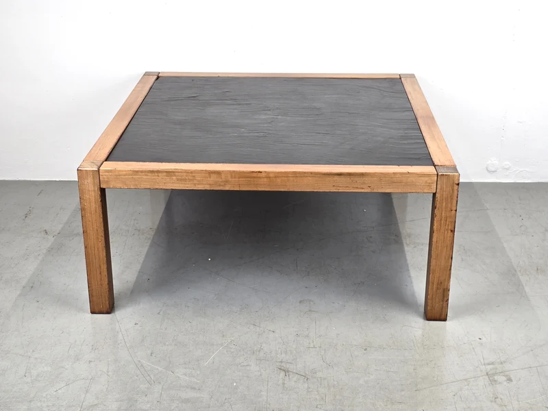 VINTAGE COUCHTISCH tisch wohnzimmer Schieferplatte stein schiefer