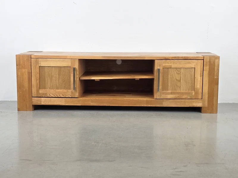 EICHENHOLZ Sideboard tv lowboard holz eiche kommode vollholz