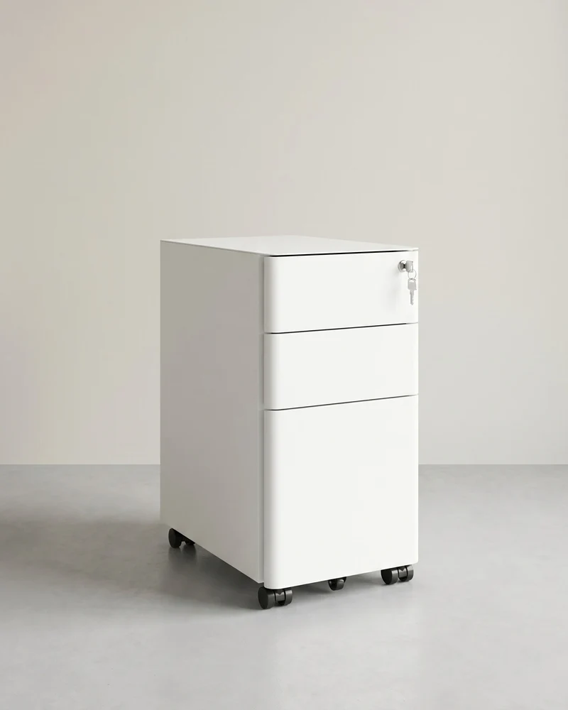 Aktenschrank mit 3 Schubladen - Schubladenelement - Schrank mit Rollen