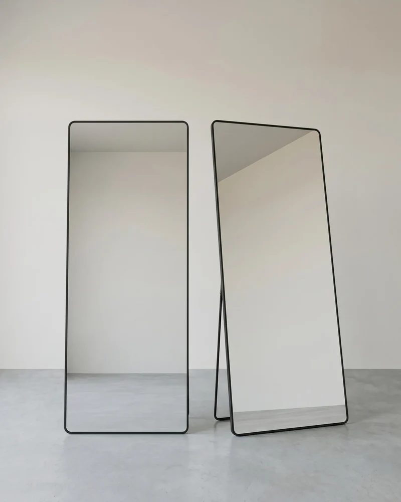 Standspiegel 160 x 50 cm – Rechteckiges Design – Freistehend oder Wandmontage