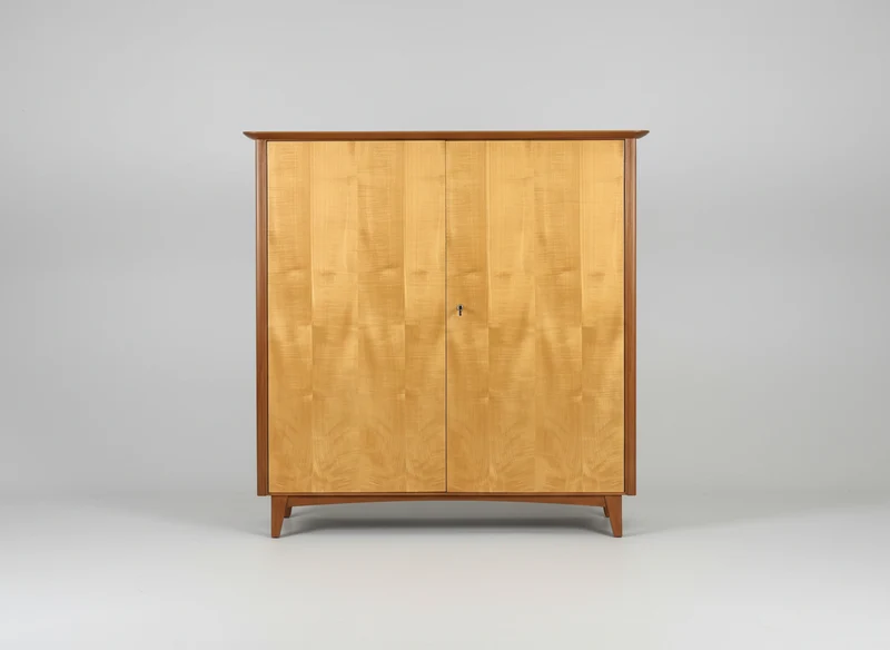 MID CENTURY KOMMODE schrank kleider 1950er Jahre vintage schlafzimmer