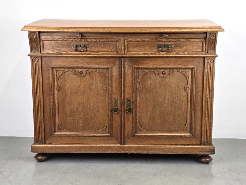 ANTIK KOMMODE sideboard eiche holz antike schubladen vintage vollholz massiv