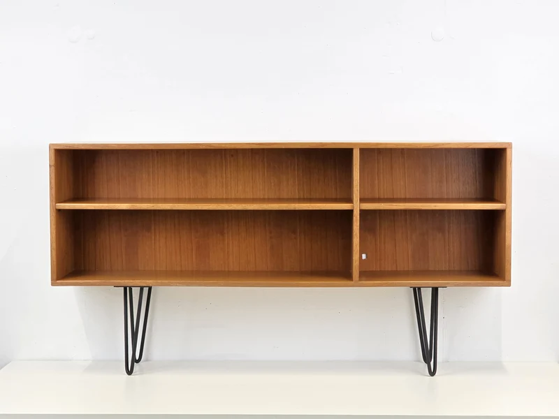 MID CENTURY TEAK SIDEBOARD tv low board regal vintage 60er 60s