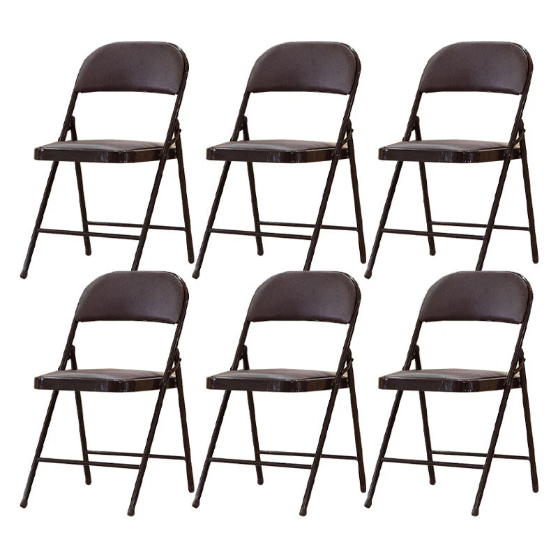 Leather Management Office Chair Modern Armless Upholstered Office Chair