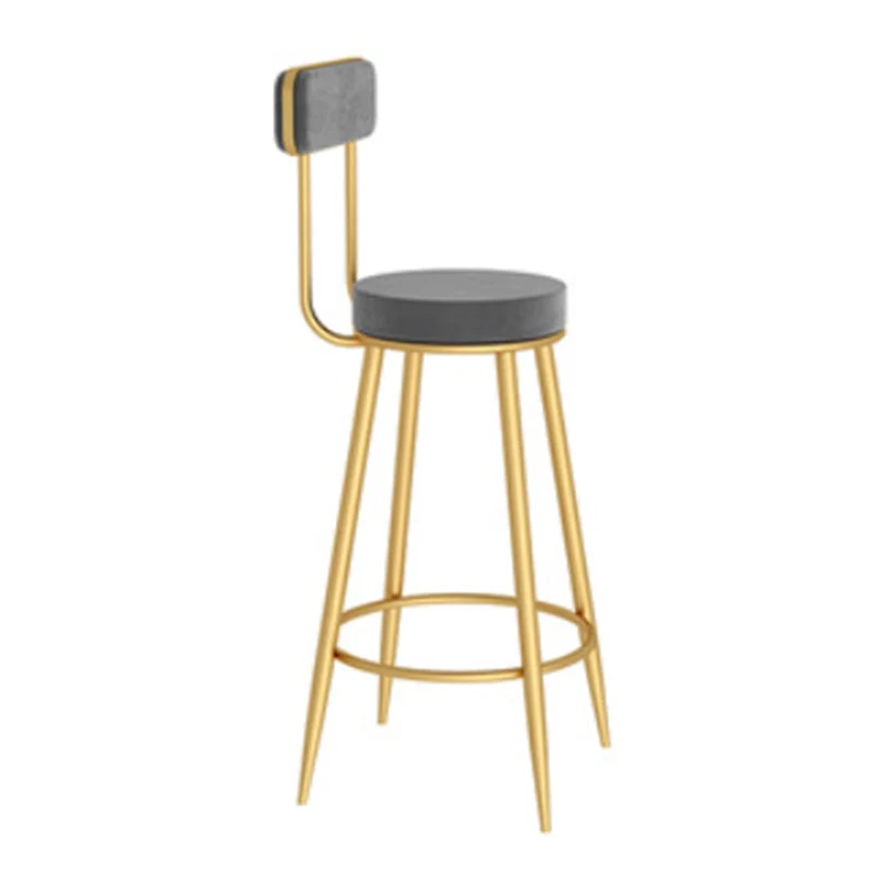 Modern 1/3 Pieces Bar Table Set Stone Counter Table with Backrest Stools