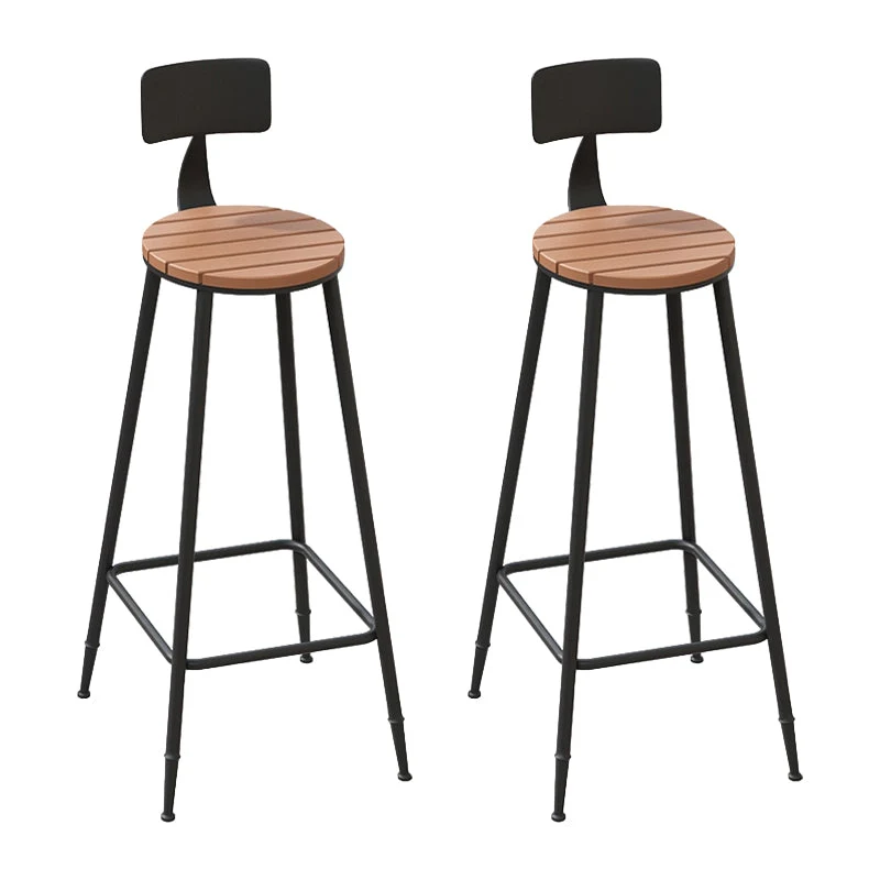 Industrial 1/2/5 Pieces Reclaimed Wood Bar Table Set Fixed Counter Set