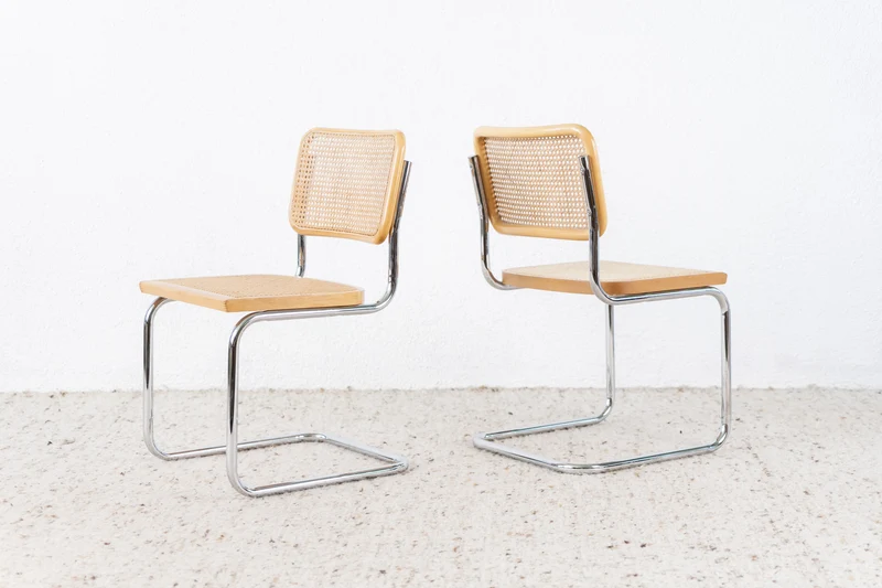 2er Set Stühle Marcel Breuer Design