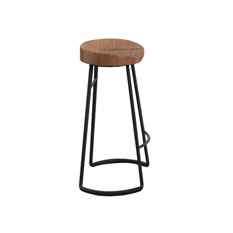 Modern Rectangle Counter Set 1/3 Pieces Solid Wood Counter Table with Backless Stools