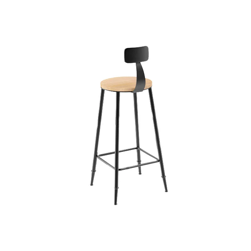 Industrial Bar Stool and Table Set 1/5 Pieces Pub Dining Set