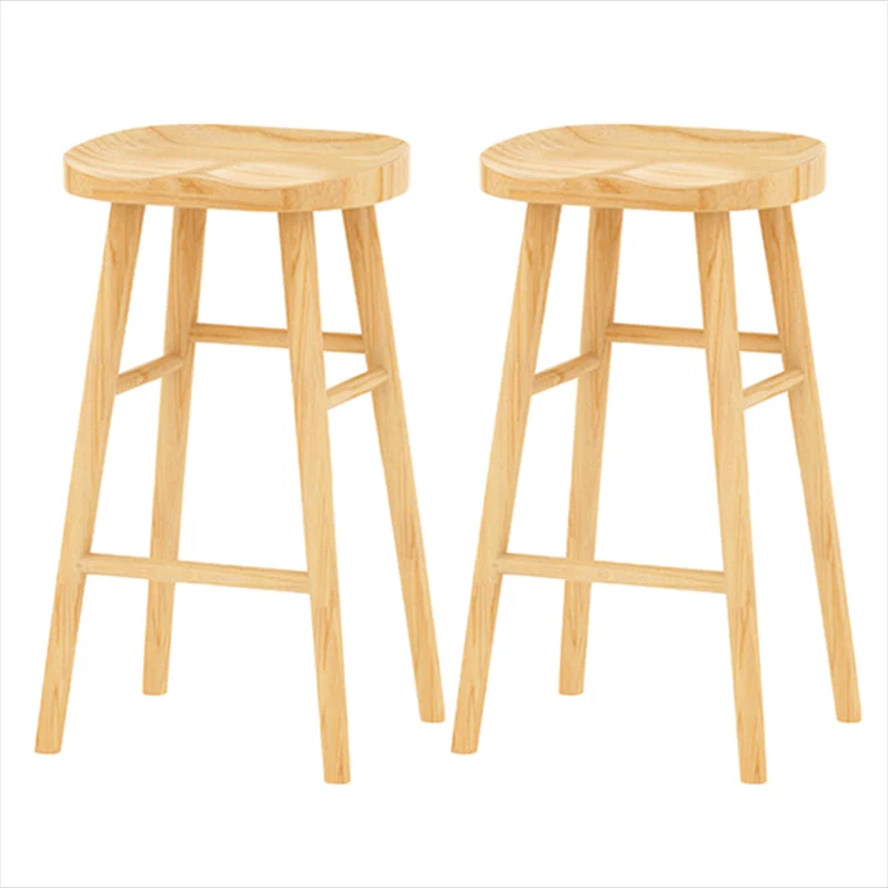 1/2/5/9 Pieces Bar Stool and Table Set Solid Wood Pub Dining Set