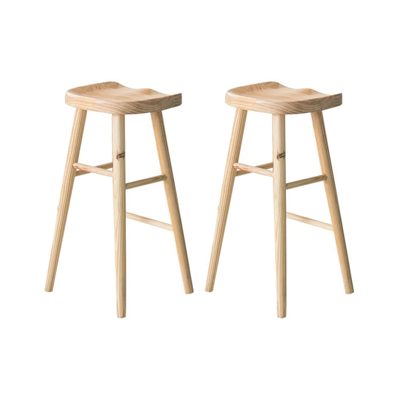 Solid Wood Bar Stool and Table Set 1/2/3 Pieces Pub Dining Set