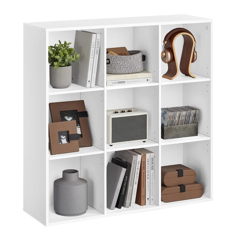 Bücherschrank mit Fächern für Wohnzimmer oder Büro