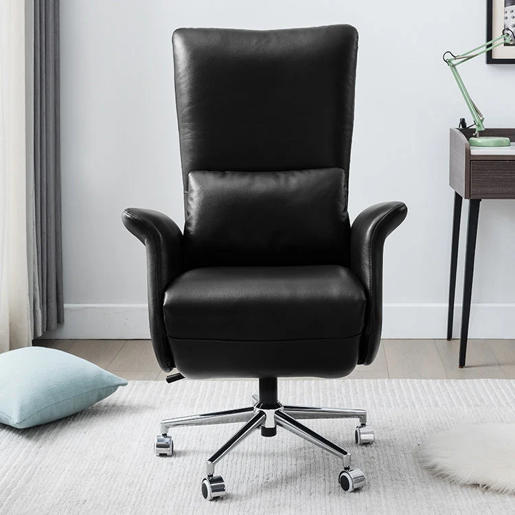 Modern Slide Desk Chair Adjustable Seat Height Office Chair with Wheels