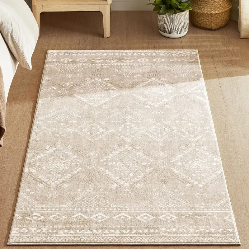 SONGMICS Rutschfester Teppich, 80 x 150 cm, maschinenwaschbar