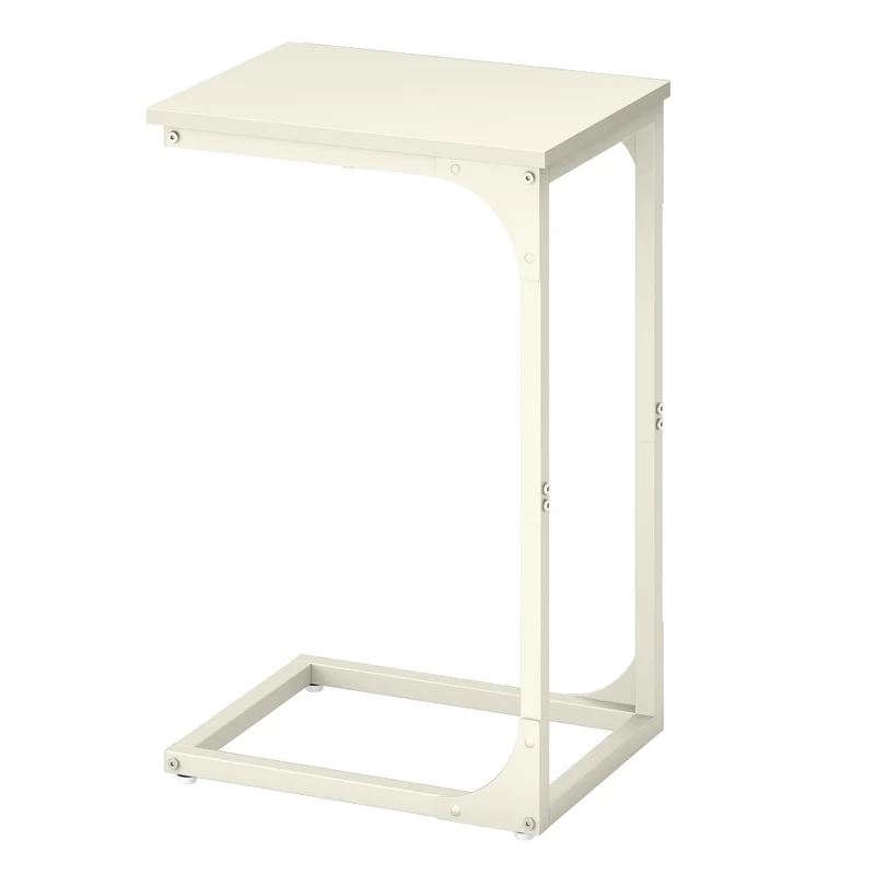 Beistelltisch in C Form mit stabilem Metallgestell