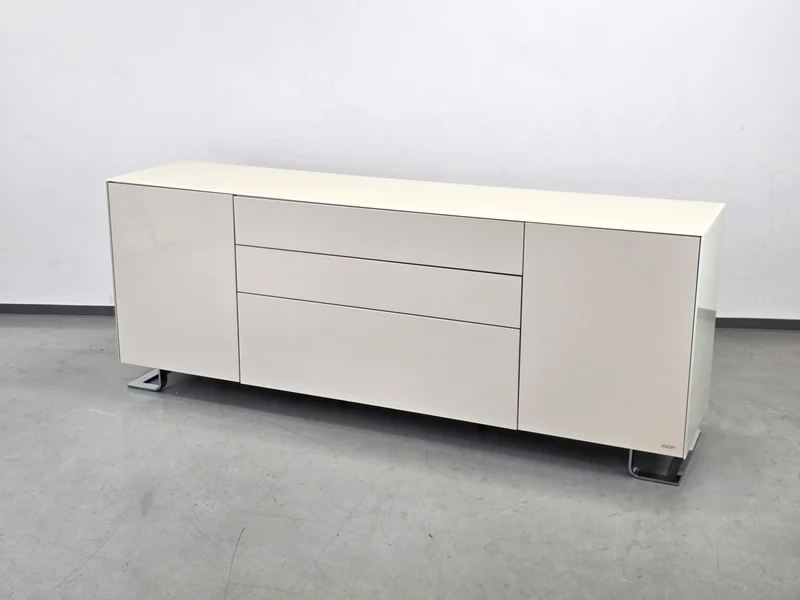 JOOP! SIDEBOARD Glas Beige Creme Kommode Anrichte Designer Tv Board Schrank