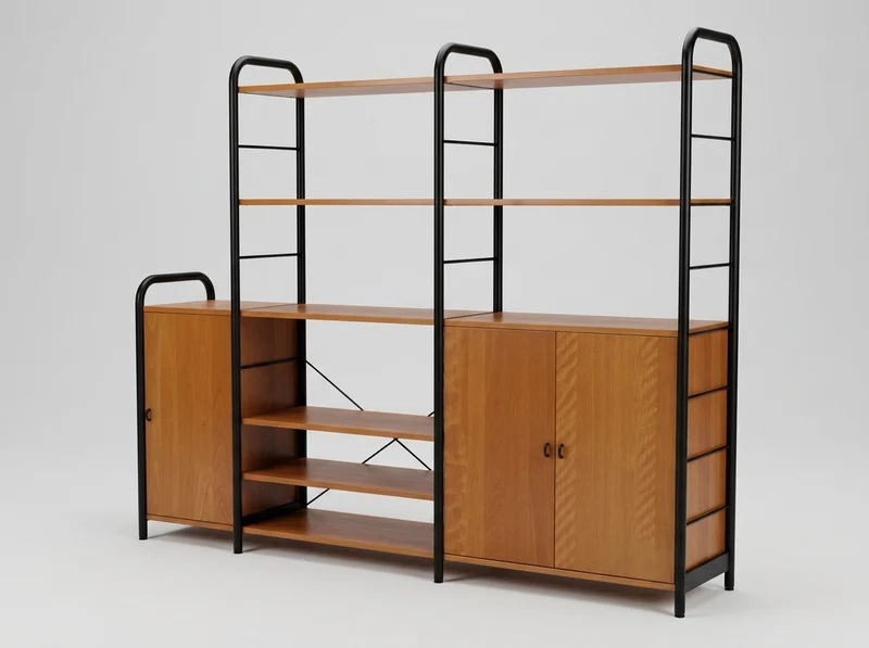 IKEA NIKLAS Regal Rutger Andersson Vintage 80er Mid Century Regalsystem Metall