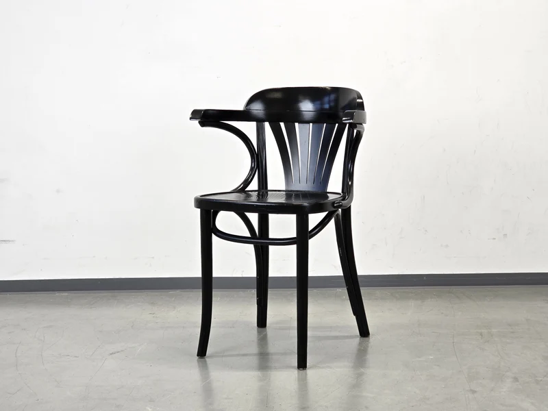 BUGHOLZ ARMLEHNSTUHL Thonet-Stil Vintage Mid Century Fächerstuhl Radomsko 60s
