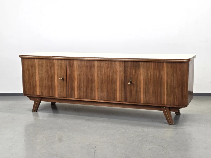 SIDEBOARD VINTAGE Nussbaum Mid Century Kommode WK Möbel 60er Design 180cm