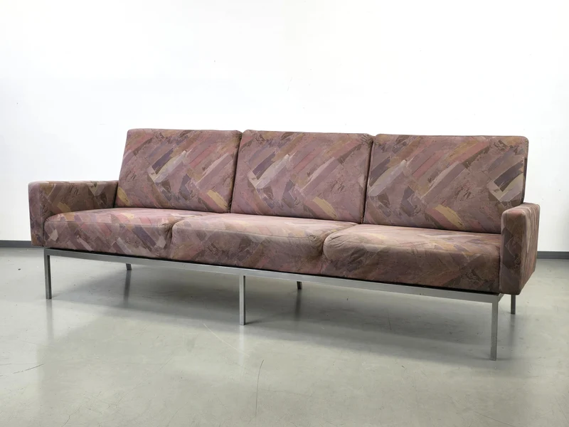 WALTER KNOLL Sessel Rolf Grunow Postmodern 80er 90er Chrom Design Rarität