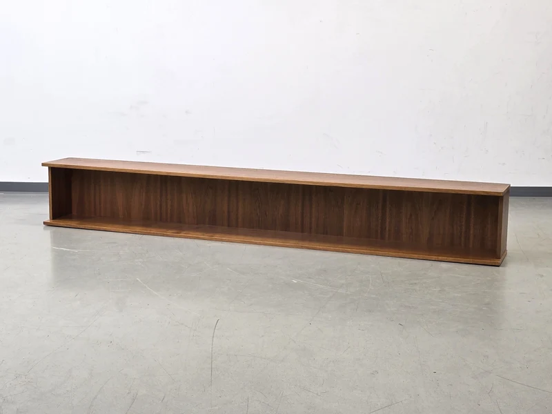 WANDREGAL NUSS Vintage 60er Mid Century Bücherregal Wandboard Floating Shelf
