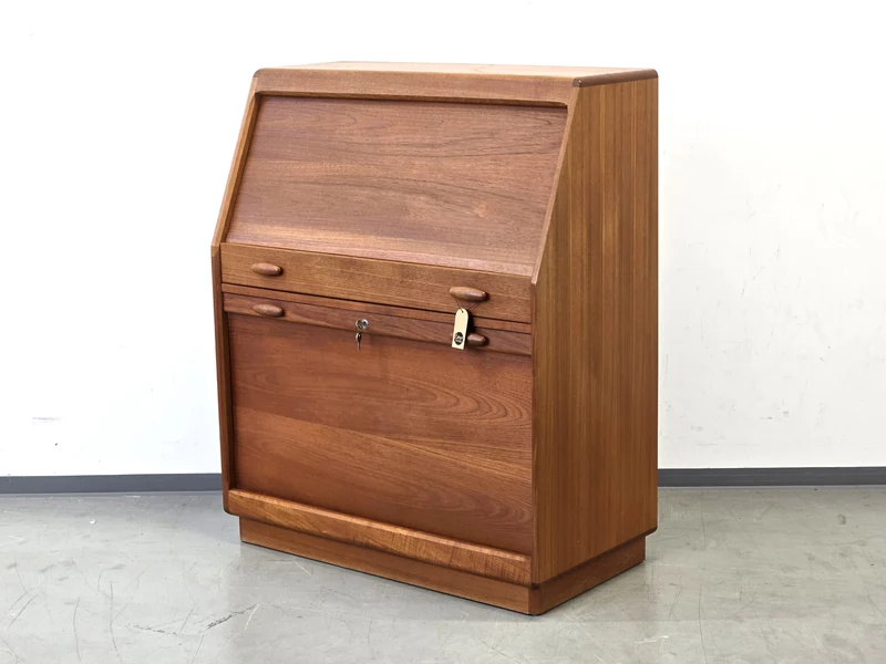 DYRLUND SEKRETÄR Teak Dänemark Vintage 60er Mid-Century Schreibschrank Desk