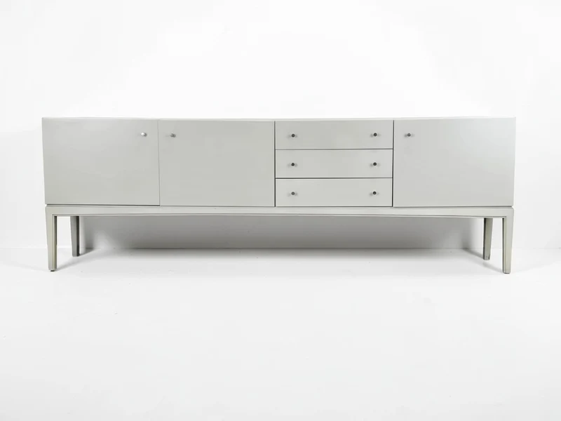 PALETTE SIDEBOARD Vintage Kommode Weiß 70er Jahre Mid Century Highboard