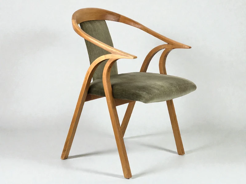 MID-CENTURY STUHL Sessel Armlehnstuhl Vintage 50er Jahre Design