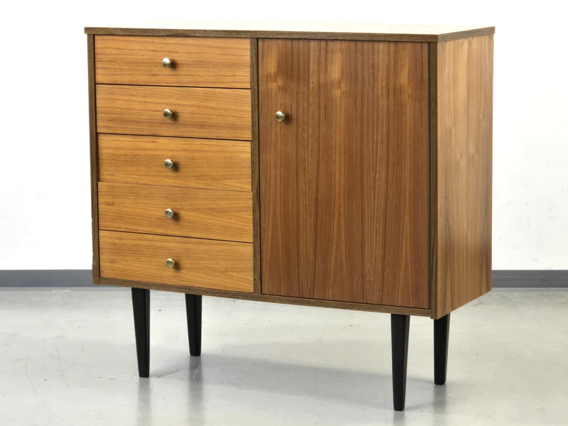 SIDEBOARD VINTAGE 60er Jahre Highboard Mid-Century 1960er Kommode