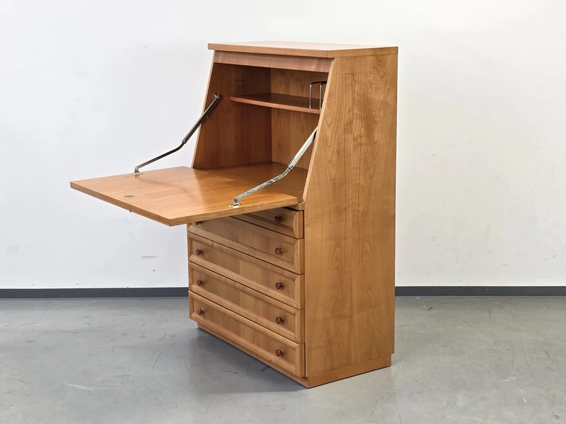 SEKRETÄR KIRSCHBAUM Schreibschrank Antik-Stil Biedermeier Kommode Schreibtisch