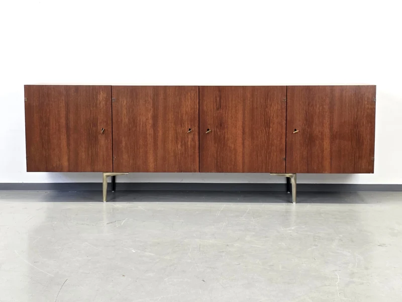 TEAK SIDEBOARD WK Möbel 60er Vintage Mid Century Design Tv Lowboard Kommode Schrank