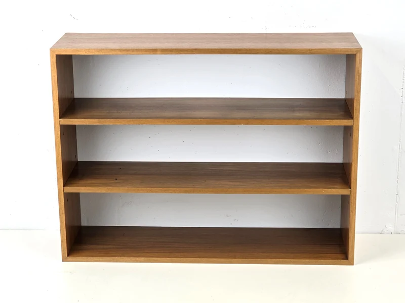VINTAGE WANDREGAL hängeschrank hängeregal bücher nuss holz mid century